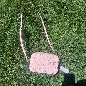 Pink star shimmer pink Kate Spade crossbody bag!